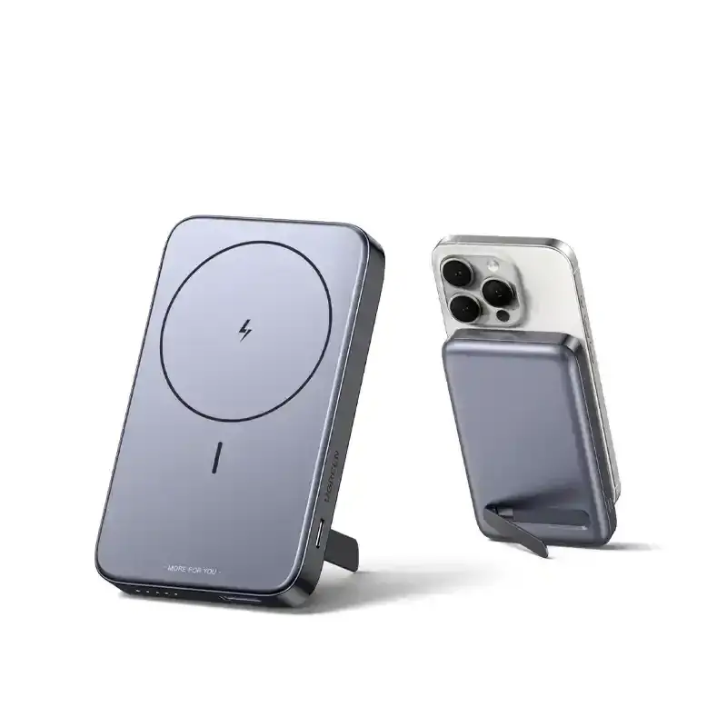 پاوربانک بی سیم مغناطیسی یوگرین مدل PB206 ظرفیت 10000 میلی آمپر ساعت